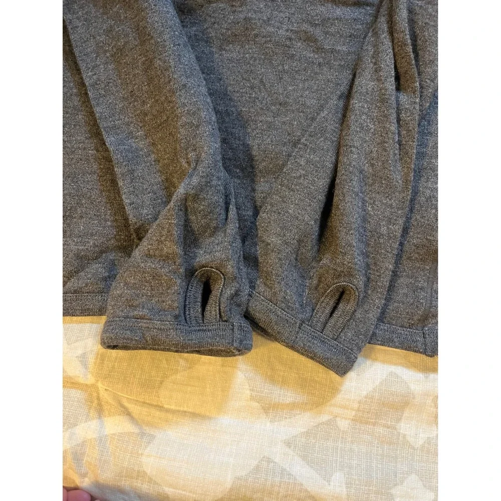 Icebreaker sport 320 gray 1/4 zip‎ pullover men's X-Large